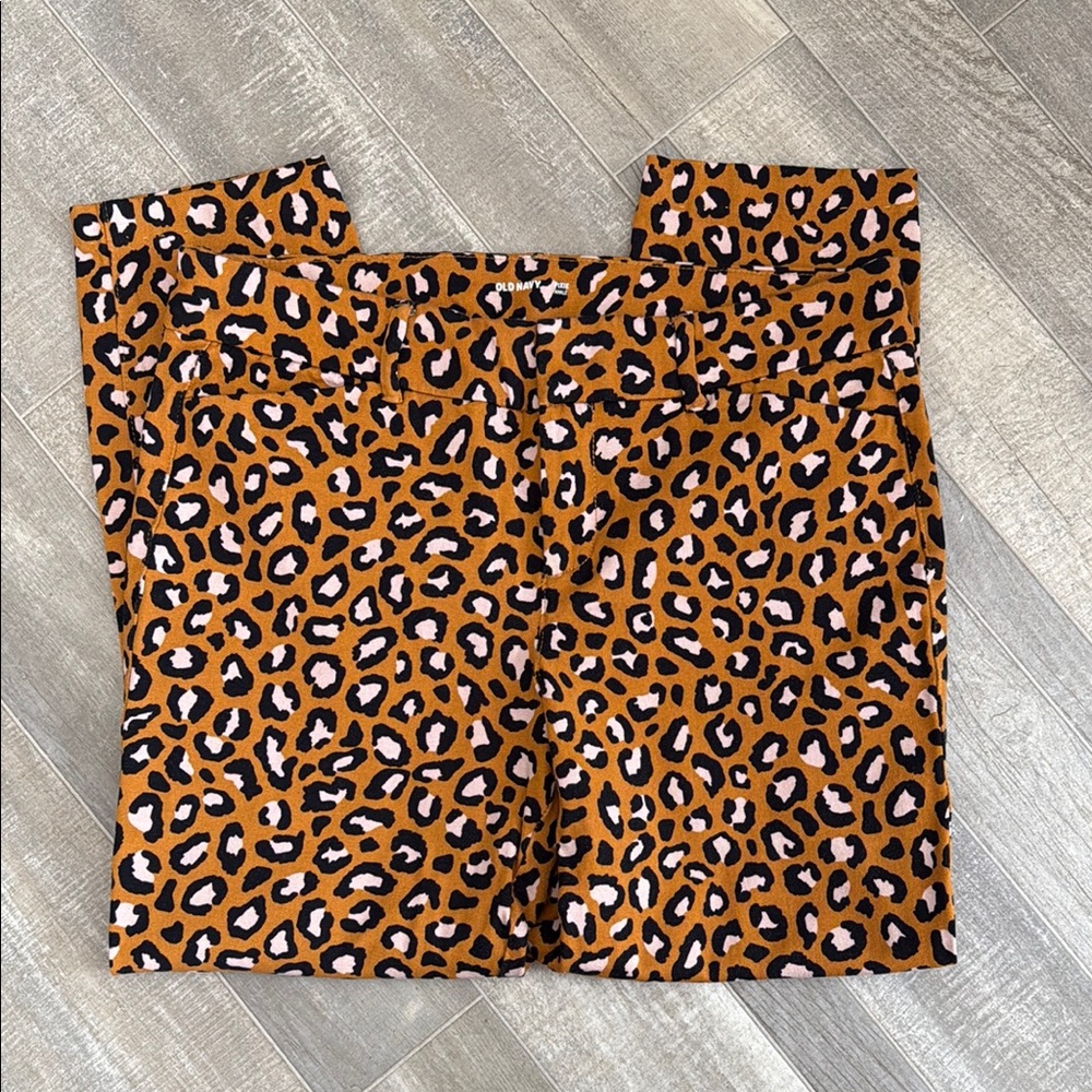 Old Navy Pixie Leopard Print Pants